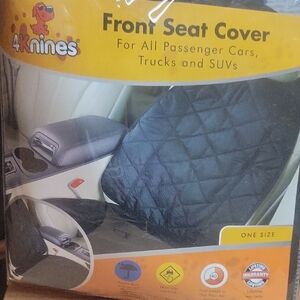 Black Front Seat Cover for Dogs